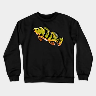 Peacock Bass Fish Crewneck Sweatshirt